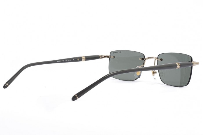 MONTBLANC Solglasögon MB0344S 005 Grå Guld Glasant