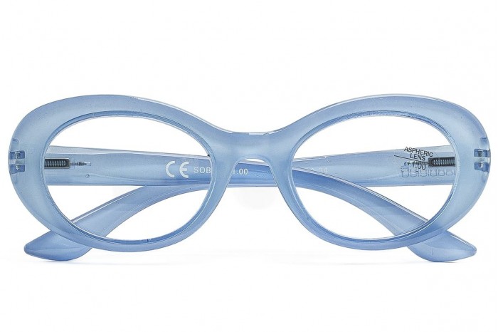 Lunettes de lecture pré-assemblées DOUBLEICE Sorbetto Blue Light Blue