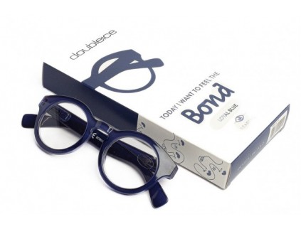 DOUBLEICE Bond Loyal blauwe voorgemonteerde leesbril