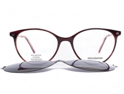 Occhiali da vista con clip on MOLESKINE MO1236 62