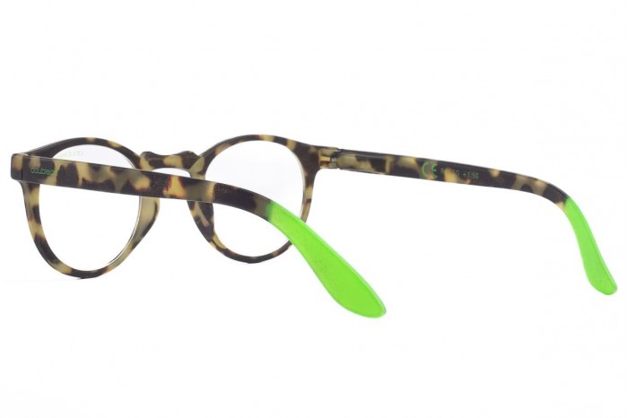 Очки для чтения DOUBLEICE Round Demi Fluo Green...