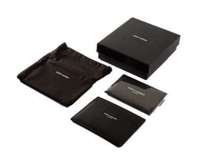 Porta carte di credito SAINT LAURENT  Bk