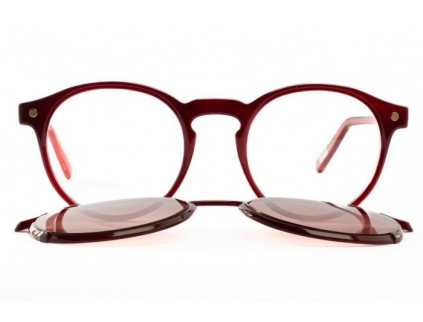 Occhiali da vista con clip sole SNOB MILANO Dogui Vee snv178cpc14z