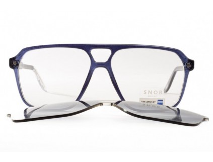 Occhiali da vista con clip sole SNOB MILANO Testarossa snv224c04z