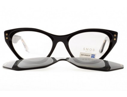 Occhiali da vista con clip sole SNOB MILANO Plastic snv215c01z