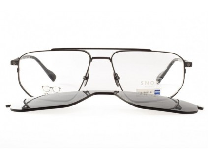 Occhiali da vista con clip sole SNOB MILANO Veloce snv220tc03z Titanium