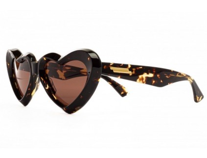 Occhiali da sole a cuore BOTTEGA VENETA bv1432s 002 2
