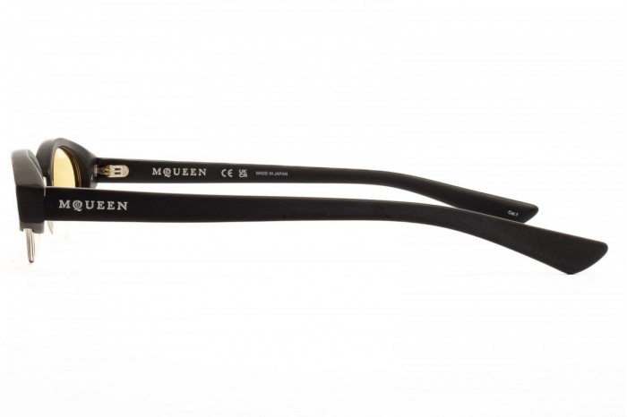 ALEXANDER MCQUEEN Solbriller AM0534S 003 Sort Sølv