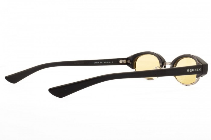 ALEXANDER MCQUEEN Solbriller AM0534S 003 Sort Sølv
