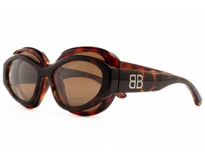 BALENCIAGA BB0456S 003 Superbusy round sunglasses 2