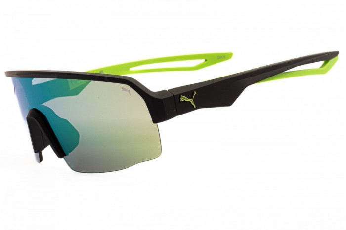PUMA Solbriller PU0399S 002 Sort Grøn