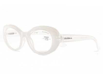 Occhiali da lettura premontati DOUBLEICE Sorbetto White 2