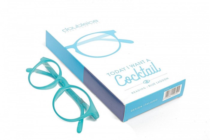 Occhiali da lettura premontati DOUBLEICE Cocktail Blue Lagoon