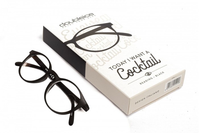 Occhiali da lettura premontati DOUBLEICE Cocktail Black