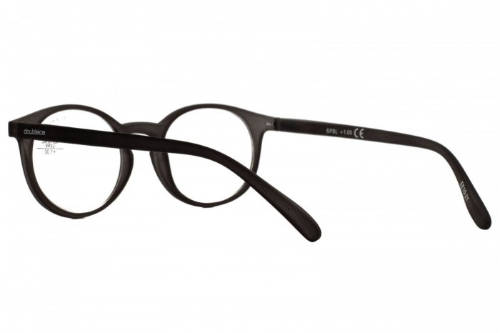 DOUBLEICE Pre-assembled Cocktail Black Reading Glasses