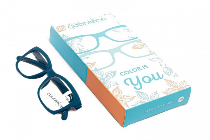 Occhiali da lettura premontati DOUBLEICE Mood Blue