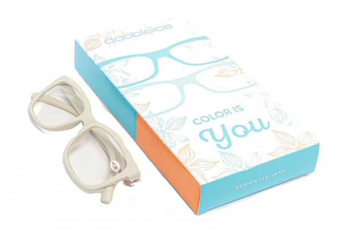 Occhiali da lettura premontati DOUBLEICE Mood Cool Grey
