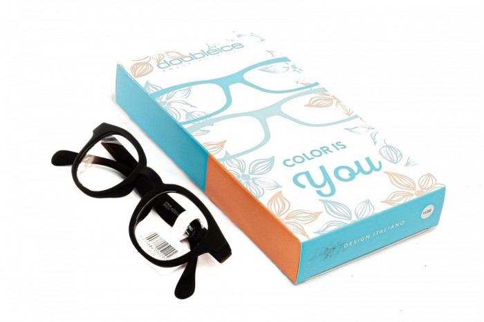 Occhiali da lettura premontati DOUBLEICE Candy Black