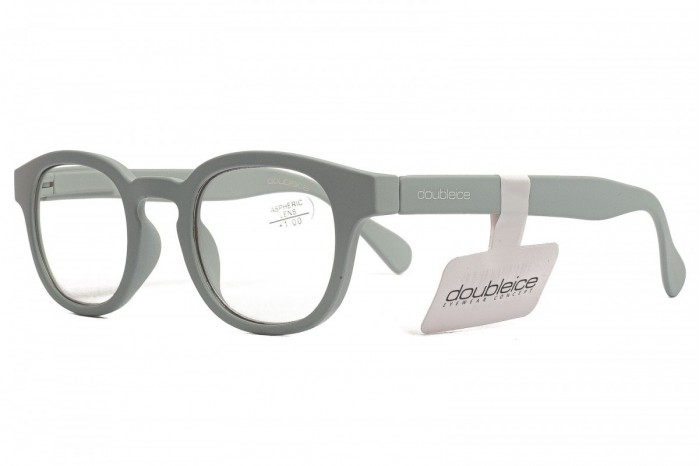 Очки для чтения DOUBLEICE Candy Light Blue в собранном виде.
