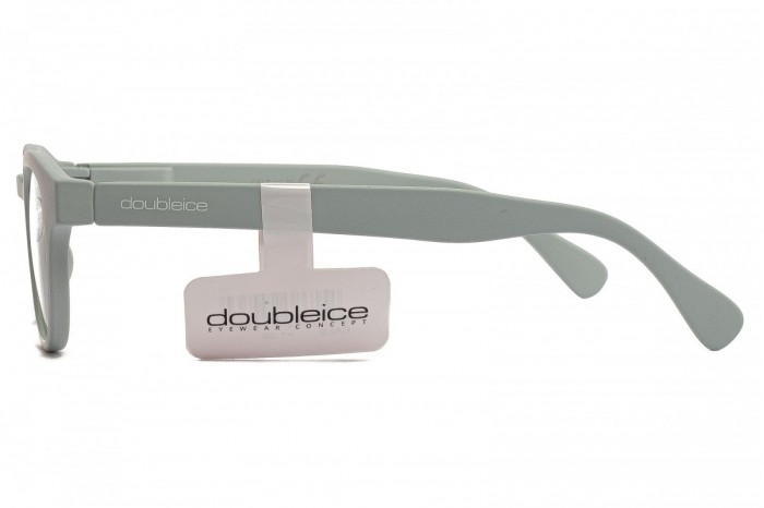 Очки для чтения DOUBLEICE Candy Light Blue в собранном виде.