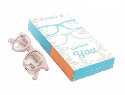 Occhiali da lettura premontati DOUBLEICE Candy Light Pink