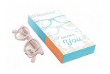 Lunettes de lecture pré-assemblées DOUBLEICE rose bonbon clair