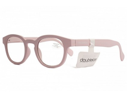 Occhiali da lettura premontati DOUBLEICE Candy Light Pink 2