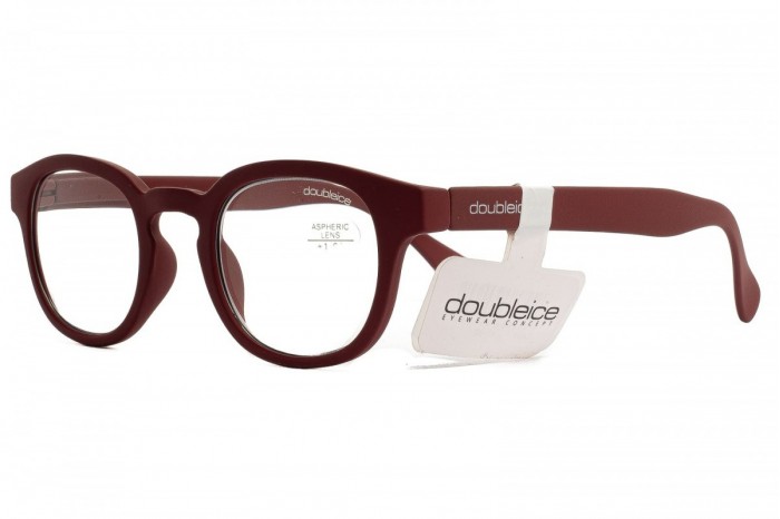 DOUBLEICE Candy Violet Bordeaux præmonterede læsebriller