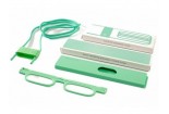 Lunettes de lecture READ ON, kit complet avec étui et cordon - Vertes