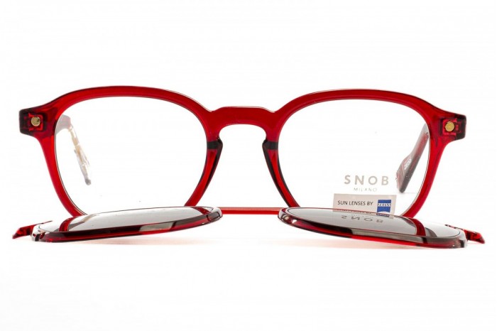 Occhiali da vista con clip on SNOB MILANO Cabriolet snv165cpc12z