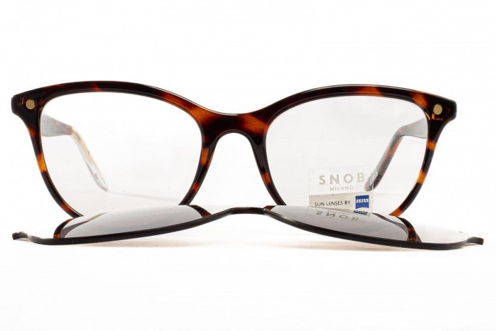 Occhiali da vista con clip on SNOB MILANO Milf snv09c21z