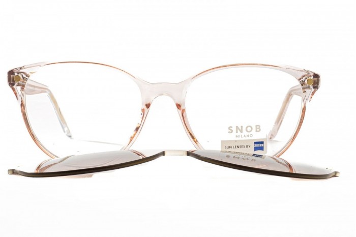 Occhiali da vista con clip on SNOB MILANO Chicca snv126c08z