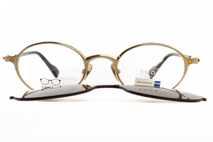 SNOB MILANO OK snv235tc02z Lunettes à clip en titane
