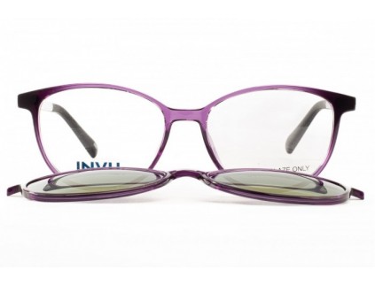 Occhiali da vista bambini con clip sole INVU IG42416 C polarizzati