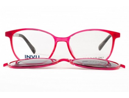 Occhiali da vista bambini con clip sole INVU IG42416 B Clip on polarizzata