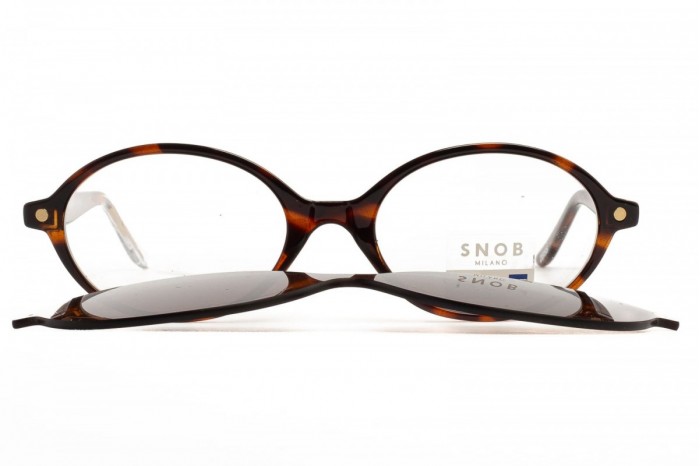 Lunettes à clip SNOB MILANO Biancolatte snv241c02z