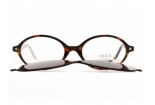 Occhiali da vista con clip-on SNOB MILANO Biancolatte snv241c02z