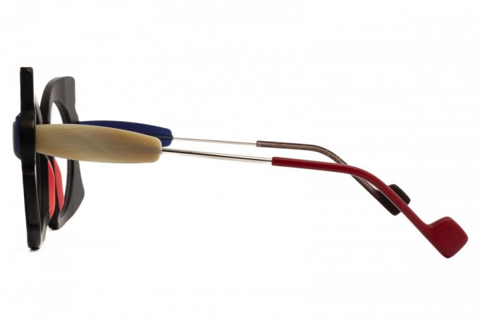 LIÒ 1207 c01 Black Riciclò eyeglasses