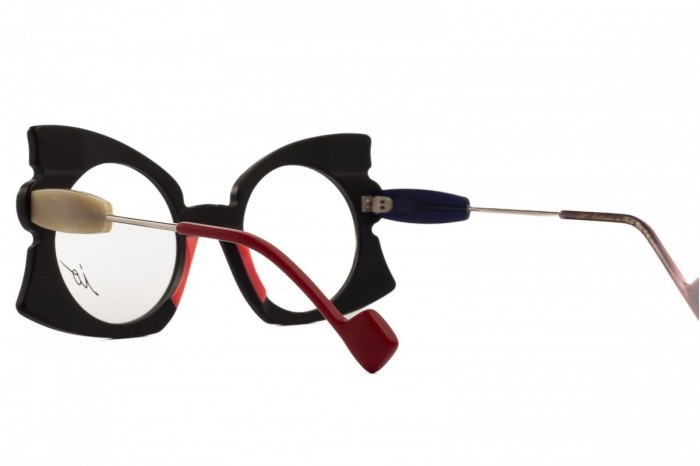 LIÒ 1207 c01 Black Riciclò eyeglasses