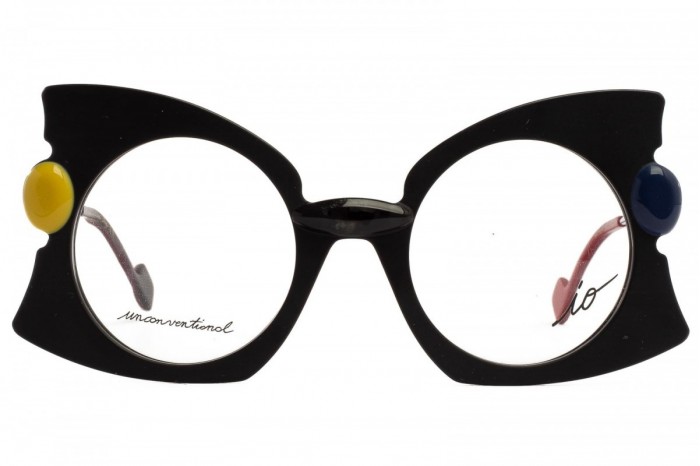 LIÒ 1207 c01 Black Riciclò eyeglasses