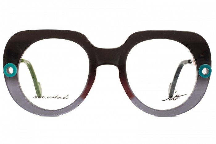 LIÒ Brille 1253 c01 Grau Schwarz Grau Recycelt