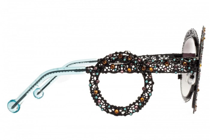 LIÒ 선글라스 iO 1172 c01 검은색 멀티컬러 Antica Venezia