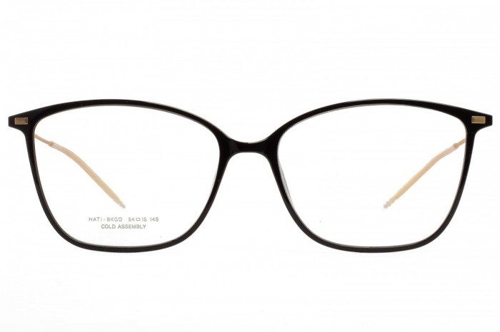 LOOL Brille Hati bkgd Schwarz Gold
