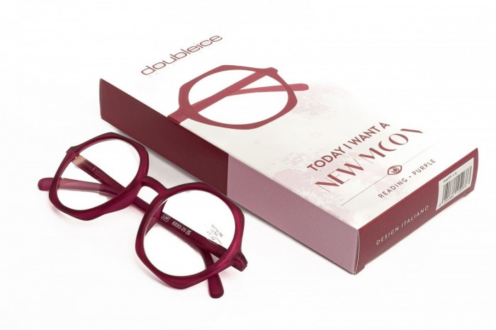 Occhiali da lettura premontati DOUBLEICE New Moon Purple