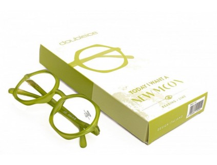 Occhiali da lettura premontati DOUBLEICE New Moon Lime