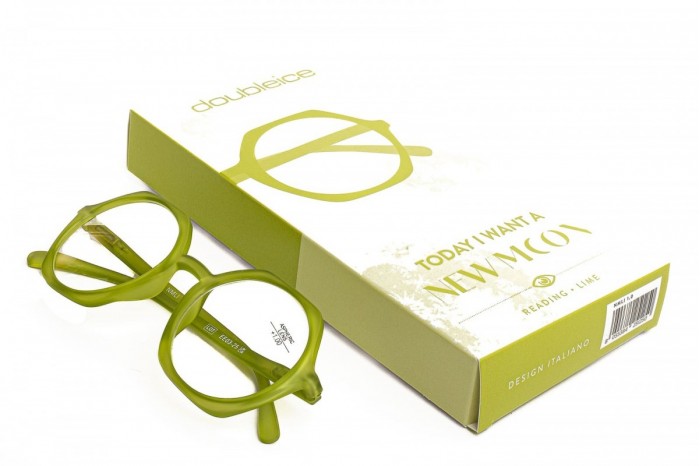 Occhiali da lettura premontati DOUBLEICE New Moon Lime