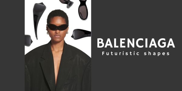 Balenciaga Occhiali futuristici - le nuove tendenze 2023 
